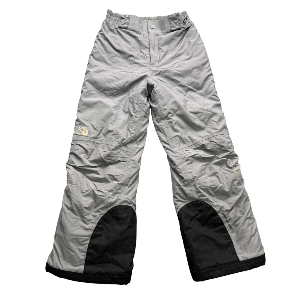 The North Face Ski Pants‎ Youth Medium Gray Nylon Polyester Snow Winter